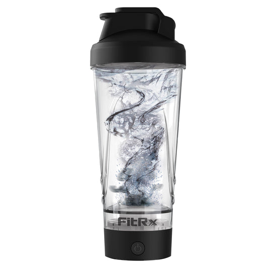 Rechargeable 24oz Electric Sport Mixer Shaker Bottle - Portable & Stylish Black Design